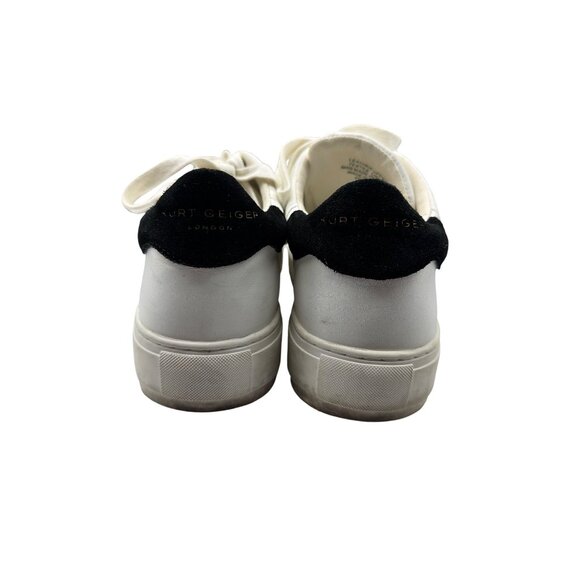 KURT GEIGER LONDON Women's Laney Platform Low Top Sneakers White Leather EUR 41 - Picture 8 of 11